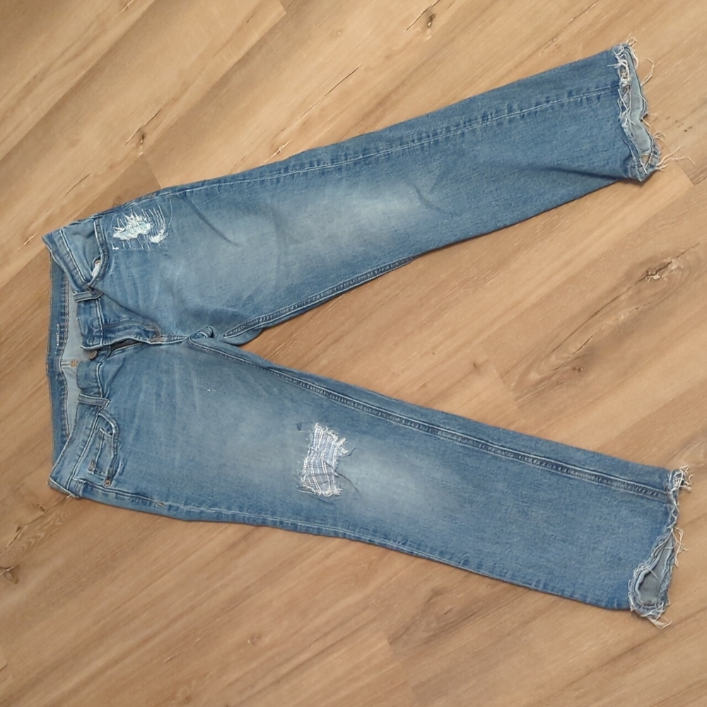 Old Navy boyfriend cropped size 10